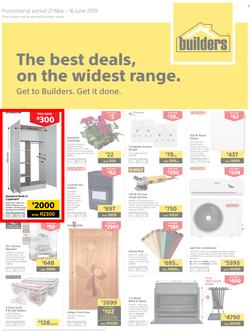 Builders Western Cape : The Best Deals On The Widest Range (21 May - 16 June 2019), page 1