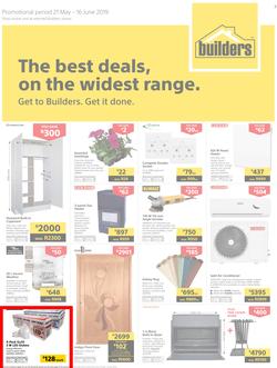 Builders Western Cape : The Best Deals On The Widest Range (21 May - 16 June 2019), page 1