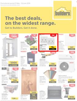 Builders Western Cape : The Best Deals On The Widest Range (21 May - 16 June 2019), page 1