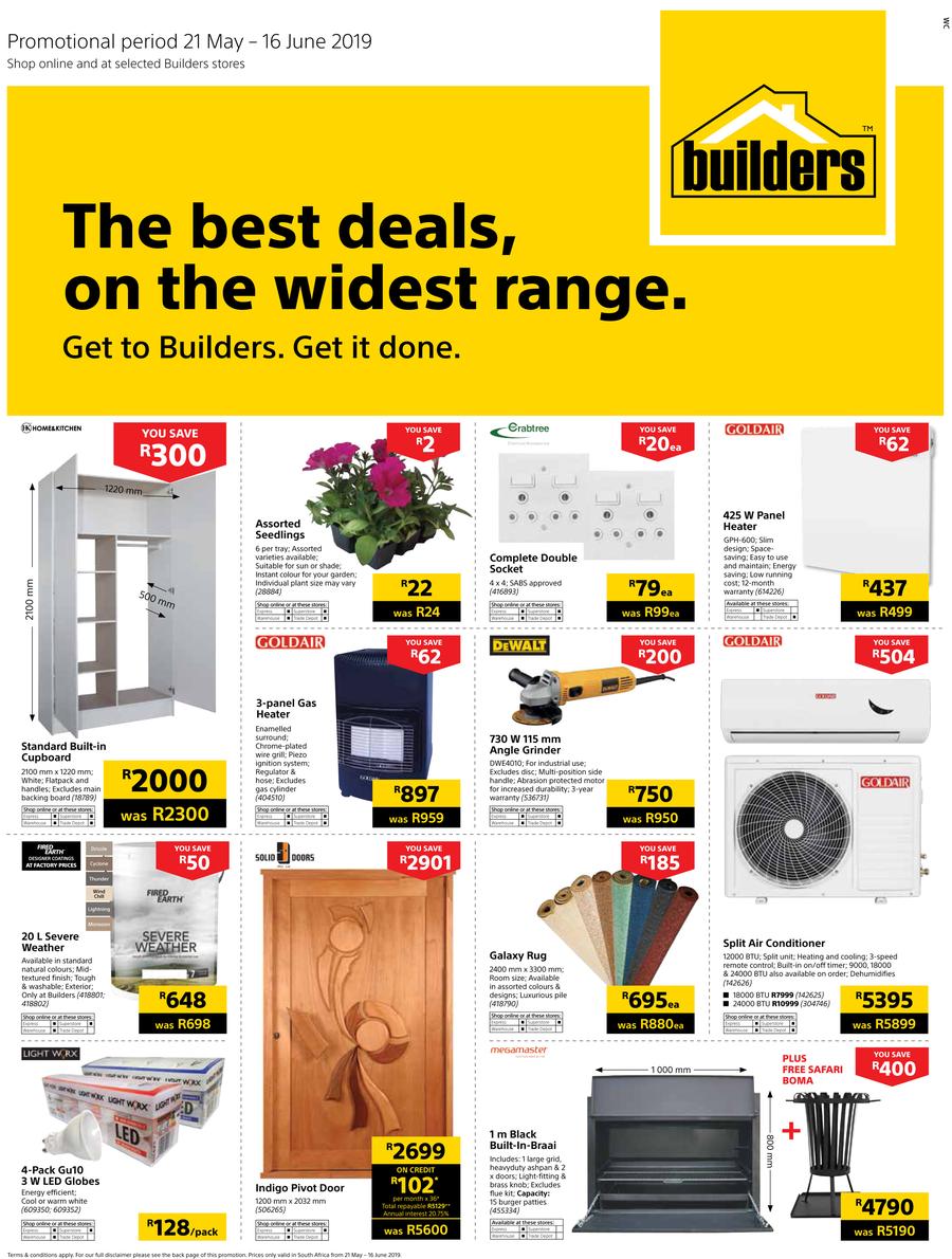 Builders Western Cape The Best Deals On The Widest Range