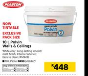 Plascon 10Ltr Polvin Walls & Ceilings
