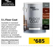 Fired Earth 5Ltr Floor Coat