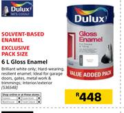 Dulux 6Ltr Gloss Solvent Based Enamel 