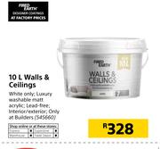 Fired Earth 10Ltr Walls & Ceilings