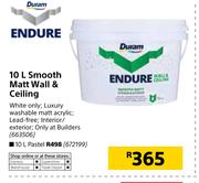 Duram Endure 10Ltr Smooth Matt Wall & Ceiling