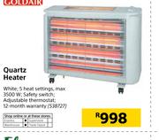 Goldair Quartz Heater