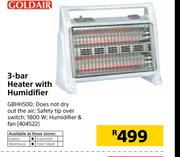 Goldair 3 Bar Heater With Humidifier