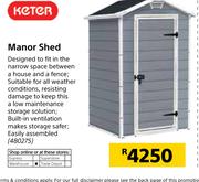 Keter Manor Shed 