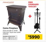 Megamaster Como Fireplace Free Standard Toolset