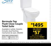 Solo Bermuda Top Flush Close Couple Toilet Suite