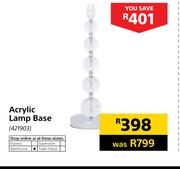 Acrylic Lamp Base