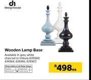 Designhouse Wooden Lamp Base-Each