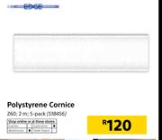 Edge Polystyrene Cornice Z60 2m 5 Pack
