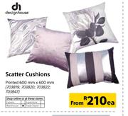 Designhouse Scatter Cushions Printed 600mm x 600mm-Each