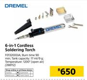 Dremel 6-In-1 Cordless Soldering Torch F0132000JA