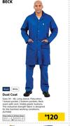 Beck Dust Coat Sizes 34-46
