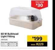 60W Bulkhead Light Fitting