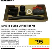 Warthog Tank To Pump Connector Kit