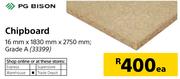 PG Bison Chipboard-16mmX1830mmX2750mm-Each