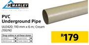 PVC Underground Pipe ULE 420