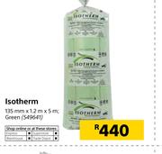 Isotherm Thermal Insulation 135mmX1.2mX5m Green