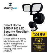 Securityvue Smart Home 1080P HD LED Security Floodlight & Camera