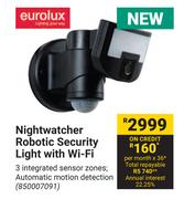 Eurolux Nightwatcher Robotic Security Light With WiFi