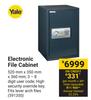 Yale Electronic File Cabinet 591350