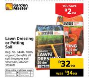 Garden Master Lawn Dressing Or Potting Soil-Each