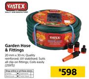 Watex Garden Hose & Fittings 20mm X 30m