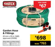 Watex Garden Hose & Fittings 20mm X 30m