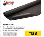 Weed Gard 1m x 10m