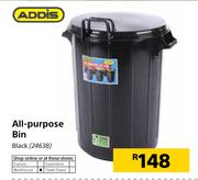 Addis All Purpose Bin Black