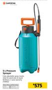 Gardena 5Ltr Pressure Sprayer