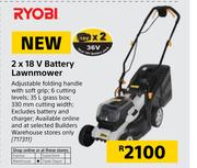 Ryobi 2 x 18V Battery Lawnmower