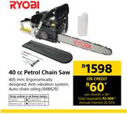Ryobi 40cc Petrol Chain Saw
