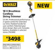  Dewalt 18V Brushless Cordless String Trimmer