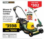 Trimtech Mower & Trimmer Combo