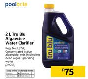 Pool Brite 2L Tru Blu Algaecide Water Clarifier