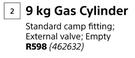 Megamaster 9Kg Gas Cylinder