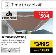 Design House Retractable Awning-3.95m x 2.5m