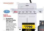 Megamaster Evolution 500 Pro Patio Gas Braai