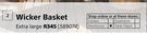 Wicker Basket Extra Large 