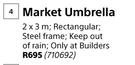 Design House Market Umbrella