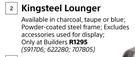 Design House Kingsteel Lounger