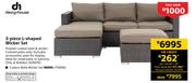 Design House 3 Piece L-Shaped Wicked Set