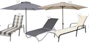 Textilene Steel Lounger
