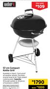Weber 57cm Compact Kettle Grill