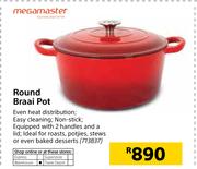 Megamaster Round Braai Pot