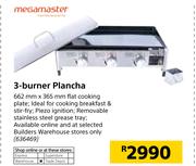 Megamaster 3 Burner Plancha-662mm x 365mm